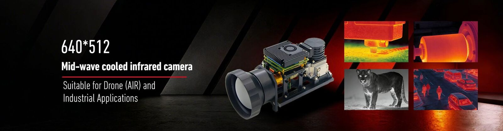 Monoculaire warmtebeeldcamera