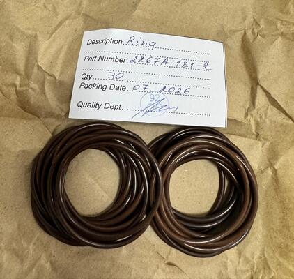 2267A-181-2 Large Size Aviation Brown O-Ring Aviation Circular Sealing Gasket for Aviation Fuel Resistant and Hot Oil Resistant Sealing