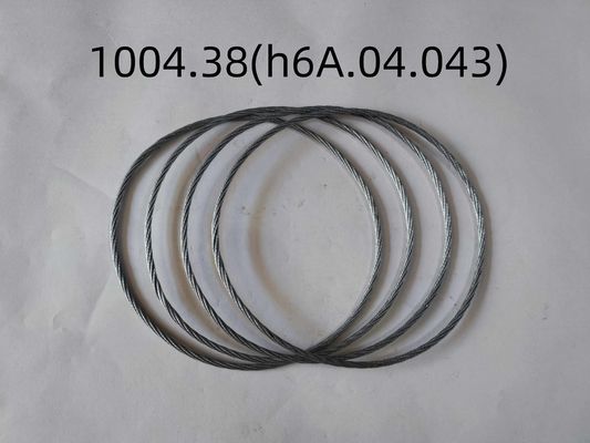 1004.38 H6a.04.043 Luchtvaartonderdelen Stalen vliegtuigenbesturingskabels