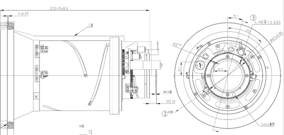 FWD-0325-0R 25-225 mm F0,96-1,5 1280×1024 bij 12 μm LWIR gemotoriseerde zoomlens — Chalcogenide-serie