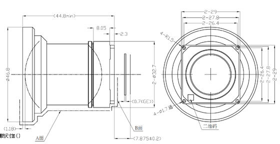 FWD-10 10mm F1.2 1280×1024@12μm LWIR gemotoriseerde zoomlens met 8-12 μm golflengte voor thermische beeldvorming